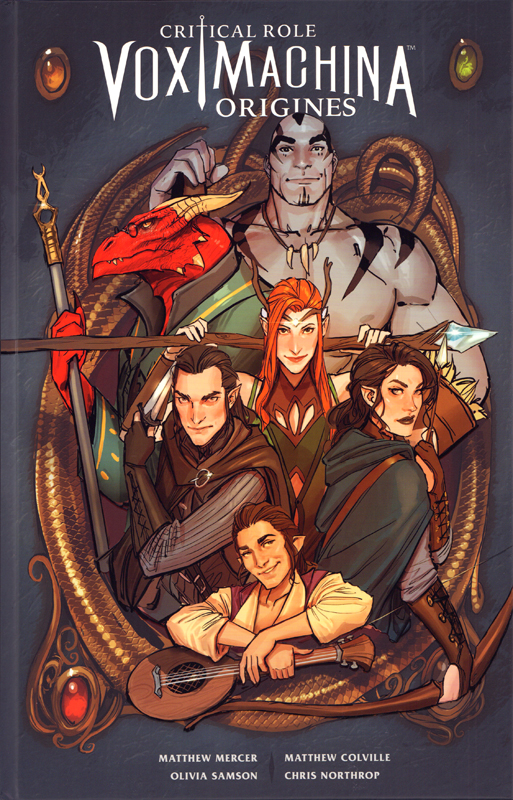  Critical Role Vox Machina Origines T1, comics chez Akileos de Colville, Mercer, Samson, Ames, Northrop, Anderson, Sejic