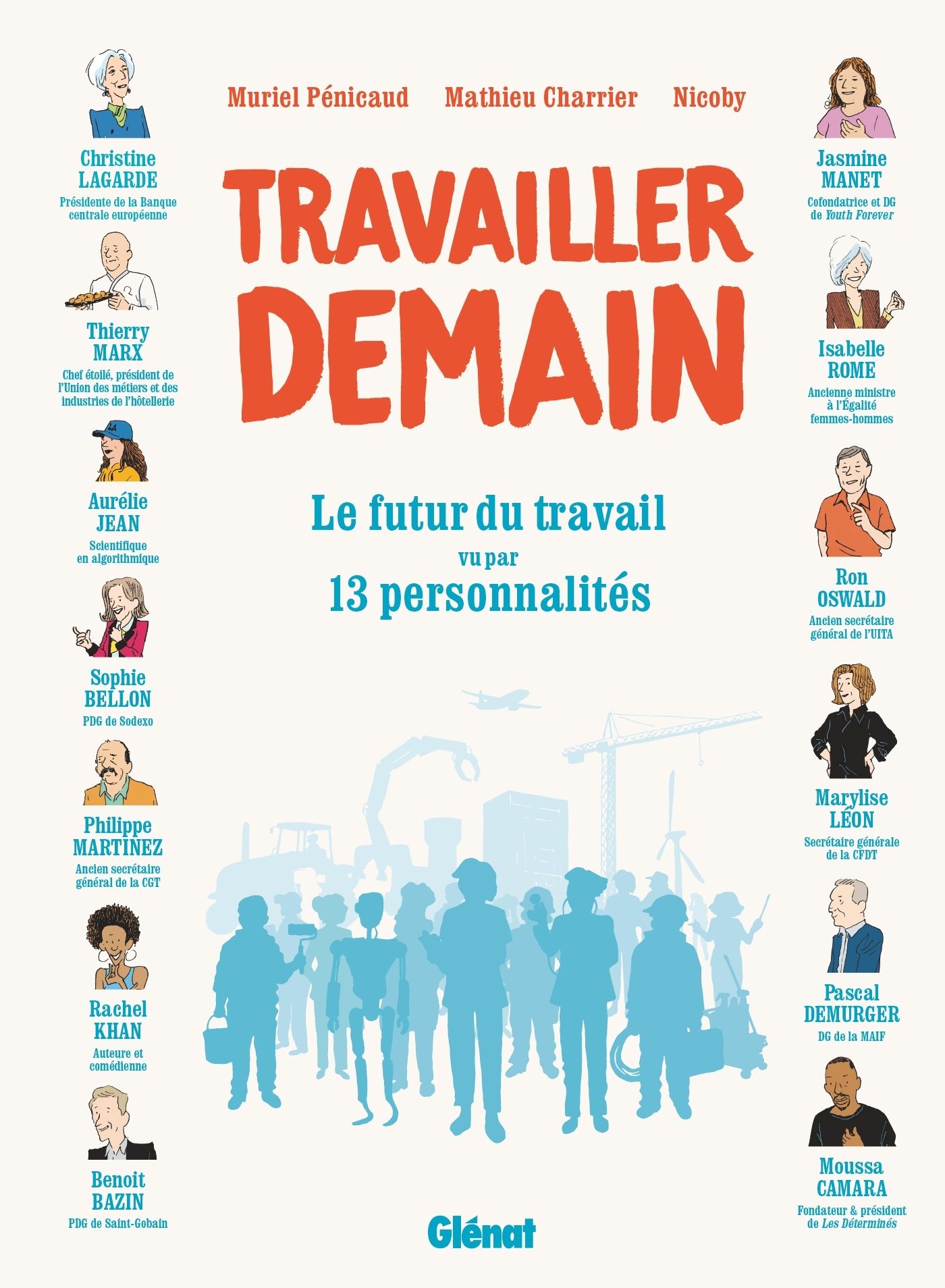 Travailler demain, bd chez Glénat de Collectif, Pennicaud, Nicoby, Ory, Jeannot