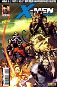  X-Men Universe – Revue V 1, T15 : La saga de l'ange noir (2/4) (0), comics chez Panini Comics de Gischler, Remender, Conrad, Brooks, Molina, Eaton, White, Reber, Guru efx, Kubert