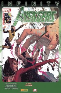  Avengers Universe (revue V1) T12 : Problème de taille (0), comics chez Panini Comics de Ewing, Waid, Aaron, Remender, Ribic, Romita Jr, Larraz, Scalera, Pacheco, Woodard, White, Svorcina, Staples, Rosenberg, Molina