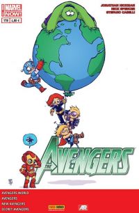 The Avengers (revue) – V 4, T17 : Pas loin... A six pieds sous terre (0), comics chez Panini Comics de Hickman, Kot, Spencer, Larroca, Guice, Caselli, Bianchi, Martin jr, Mossa, Dell'Alpi, Wilson, Young