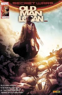  Secret Wars : Old Man Logan T3 : Déclin cognitif (0), comics chez Panini Comics de Burnham, Guggenheim, Bennett, Culver, Di Giandomenico, Sorrentino, Norton, Villalobos, Maiolo, Woodard, Herring, FCO Plascencia