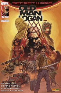  Secret Wars : Old Man Logan T4 : Terres mortes (0), comics chez Panini Comics de Guggenheim, Bennett, Bendis, Culver, Burnham, Di Giandomenico, Sorrentino, Norton, Villalobos, Maiolo, Woodard, Herring, FCO Plascencia, McNiven