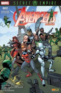  Avengers Universe (revue V2) T2 : Réveille le Kraken, déchaîne l'enfer (0), comics chez Panini Comics de Ewing, Walker, Spencer, Aaron, Medina, Izaakse, Hernandez Walta, Schiti, Gandini, Woodard, Bennett, Bellaire, Aburtov