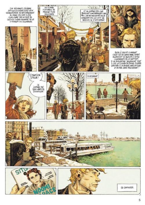  Millénium – cycle 1, T1 : Les hommes qui n'aimaient pas les femmes (première partie) (0), bd chez Dupuis de Runberg, Homs