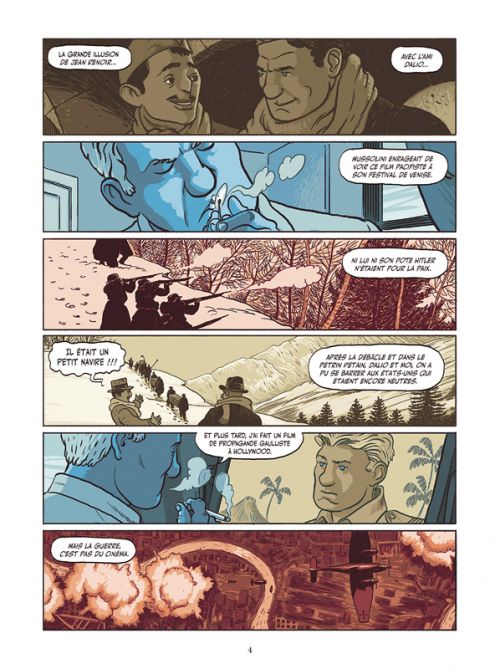 Jean Gabin : L'Homme aux yeux bleus (0), bd chez Glénat de Simsolo, Bizzarri